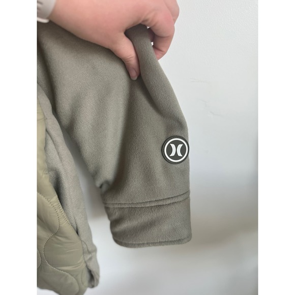 Hurley Tilden Mixed Media Onion Quilt Shacket Size Large - Picture 4 of 8